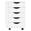 Rollcontainer 40 × 40 × 66,5 cm mit 5 Schubladen – Aktenschrank auf Rollen